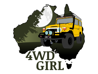 4WD GIRL logo design by Kruger