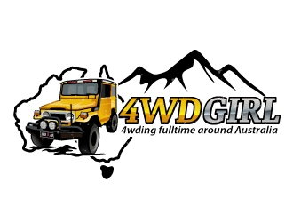 4WD GIRL logo design by fantastic4
