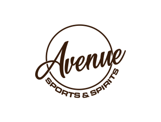 Avenue Sports & Spirits  logo design by afra_art