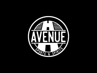 Avenue Sports & Spirits  logo design by keptgoing