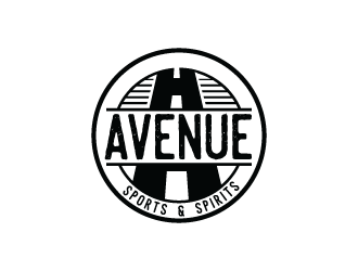 Avenue Sports & Spirits  logo design by keptgoing