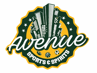 Avenue Sports & Spirits  logo design by cgage20
