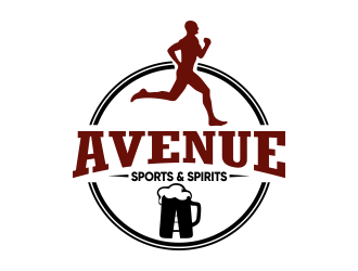 Avenue Sports & Spirits  logo design by qqdesigns