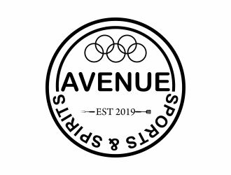 Avenue Sports & Spirits  logo design by naldart