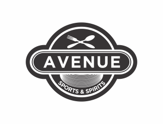Avenue Sports & Spirits  logo design by santrie