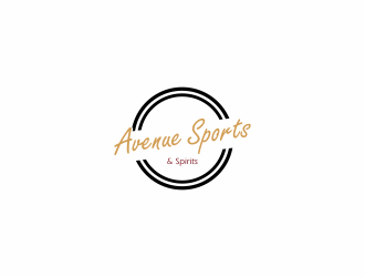 Avenue Sports & Spirits  logo design by KaySa