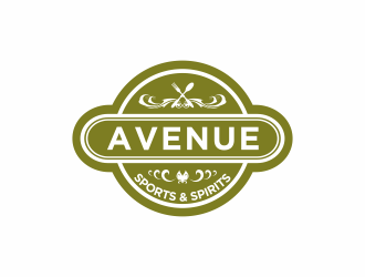Avenue Sports & Spirits  logo design by santrie