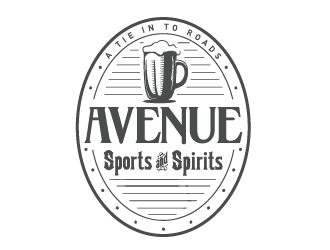 Avenue Sports & Spirits  logo design by Ultimatum