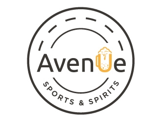Avenue Sports & Spirits  logo design by fritsB