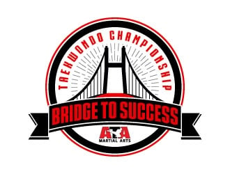 Bridge to Success Taekwondo Championship logo design by daywalker