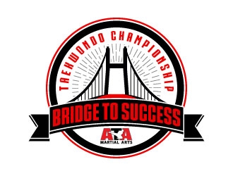 Bridge to Success Taekwondo Championship logo design by daywalker
