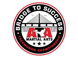 Bridge to Success Taekwondo Championship logo design by DreamLogoDesign
