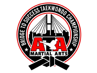Bridge to Success Taekwondo Championship logo design by DreamLogoDesign