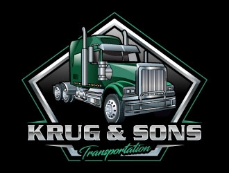 Krug & Sons Transportation logo design by uttam
