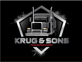 Krug & Sons Transportation logo design by Suvendu