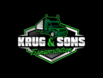 Krug & Sons Transportation logo design by SmartTaste
