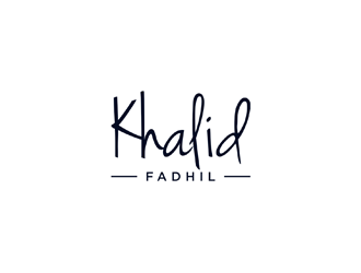 Khalid Fadhil logo design by KQ5