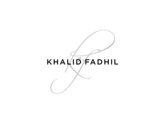 Khalid Fadhil logo design by bomie