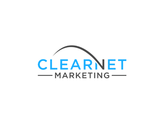 Clearnet Marketing logo design by bomie
