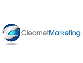 Clearnet Marketing logo design by Dawnxisoul393