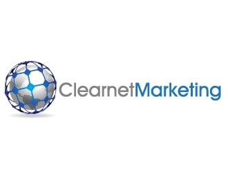 Clearnet Marketing logo design by Dawnxisoul393