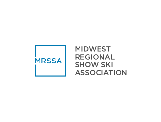 MRSSA - Midwest Regional Show Ski Association logo design by logitec