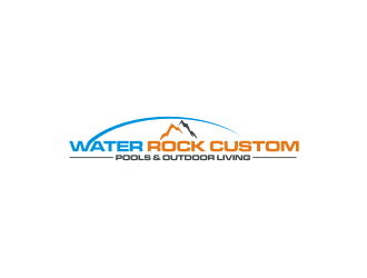 Water Rock Custom Pools & Outdoor Living logo design by Diancox