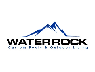 Water Rock Custom Pools & Outdoor Living logo design by ElonStark
