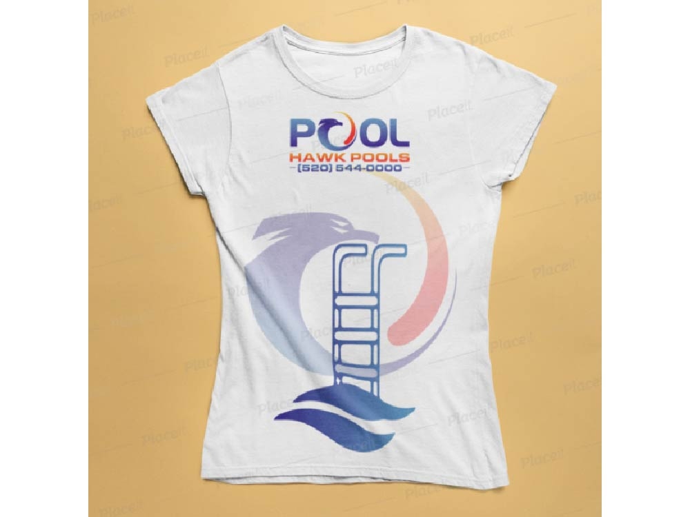 Pool Hawk Pools logo design by bulatITA