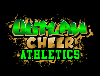 Outlaw Cheer Athletics logo design by coco