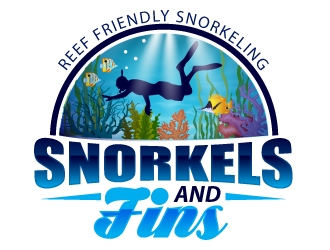 SnorkelsAndFins.com logo design by Xeon