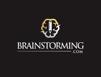 Brainstorming.com logo design by YONK