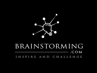 Brainstorming.com logo design by BeDesign