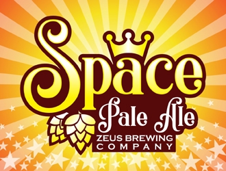 Space Pale Ale logo design by MAXR