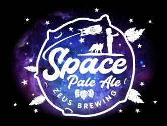 Space Pale Ale logo design by jaize
