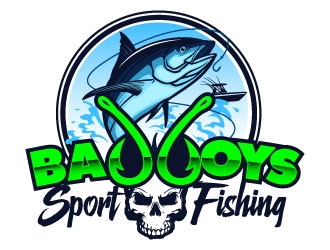 Bad Boys Sport Fishing  logo design by daywalker