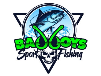 Bad Boys Sport Fishing  logo design by daywalker
