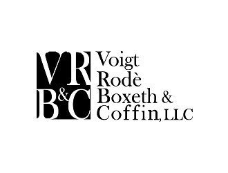 VOIGT, RODÈ, BOXETH & COFFIN, LLC logo design by Republik