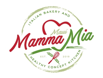 Mamma Mia Maui  logo design by REDCROW