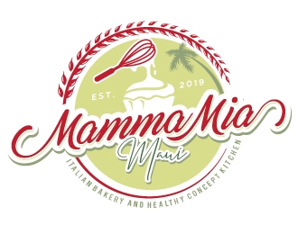Mamma Mia Maui  logo design by REDCROW