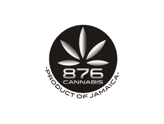 Cannabis 876 -Product Of Jamaica- logo design by Zeratu