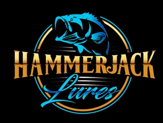 HammerJack Lures logo design by DreamLogoDesign