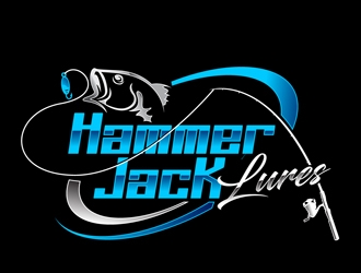 HammerJack Lures logo design by DreamLogoDesign