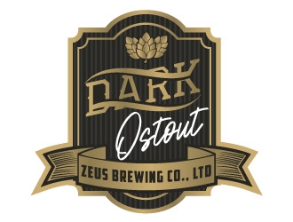 Dark Ostout logo design by REDCROW