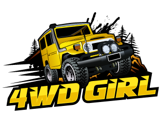 4WD GIRL logo design by THOR_