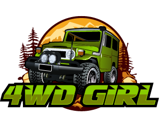 4WD GIRL logo design by THOR_