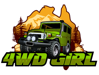 4WD GIRL logo design by THOR_
