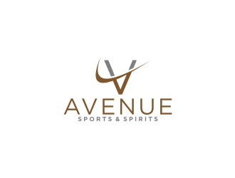 Avenue Sports & Spirits  logo design by bricton