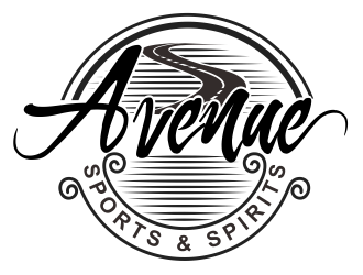 Avenue Sports & Spirits  logo design by bosbejo