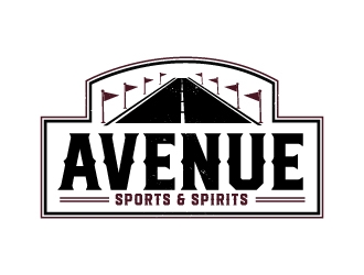 Avenue Sports & Spirits  logo design by moomoo